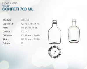 Confeti 700ml