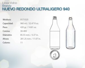 Nuevo redondo ultraligero 940