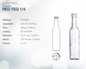 Tequila redonda 1/4