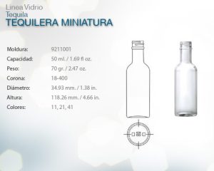 Tequilera miniatura