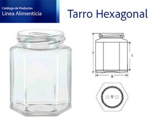 Tarro Hexagonal