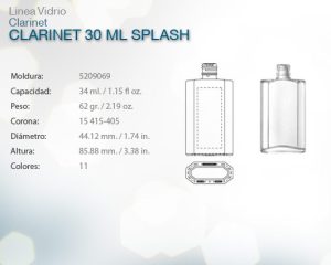 Clarinet 30ml splash