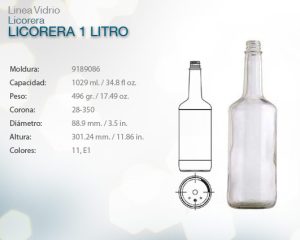 Licorera 1 litro
