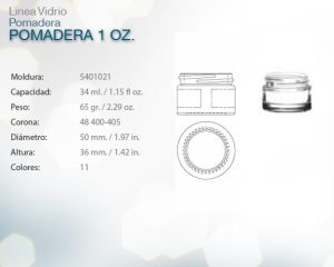 Pomadera 1 oz