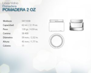 Pomadera 2 oz