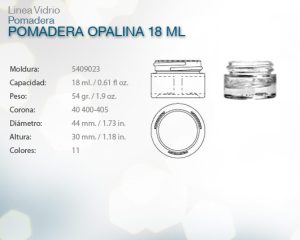 Pomadera opalina 18ml